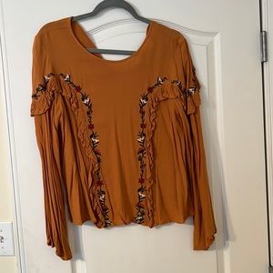Orange Fall Top
